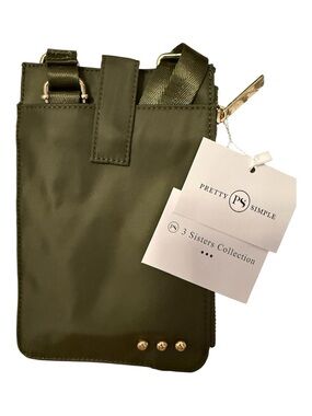 Pretty PS Simple Olive Crossbody Bag – 3 Sisters Collection